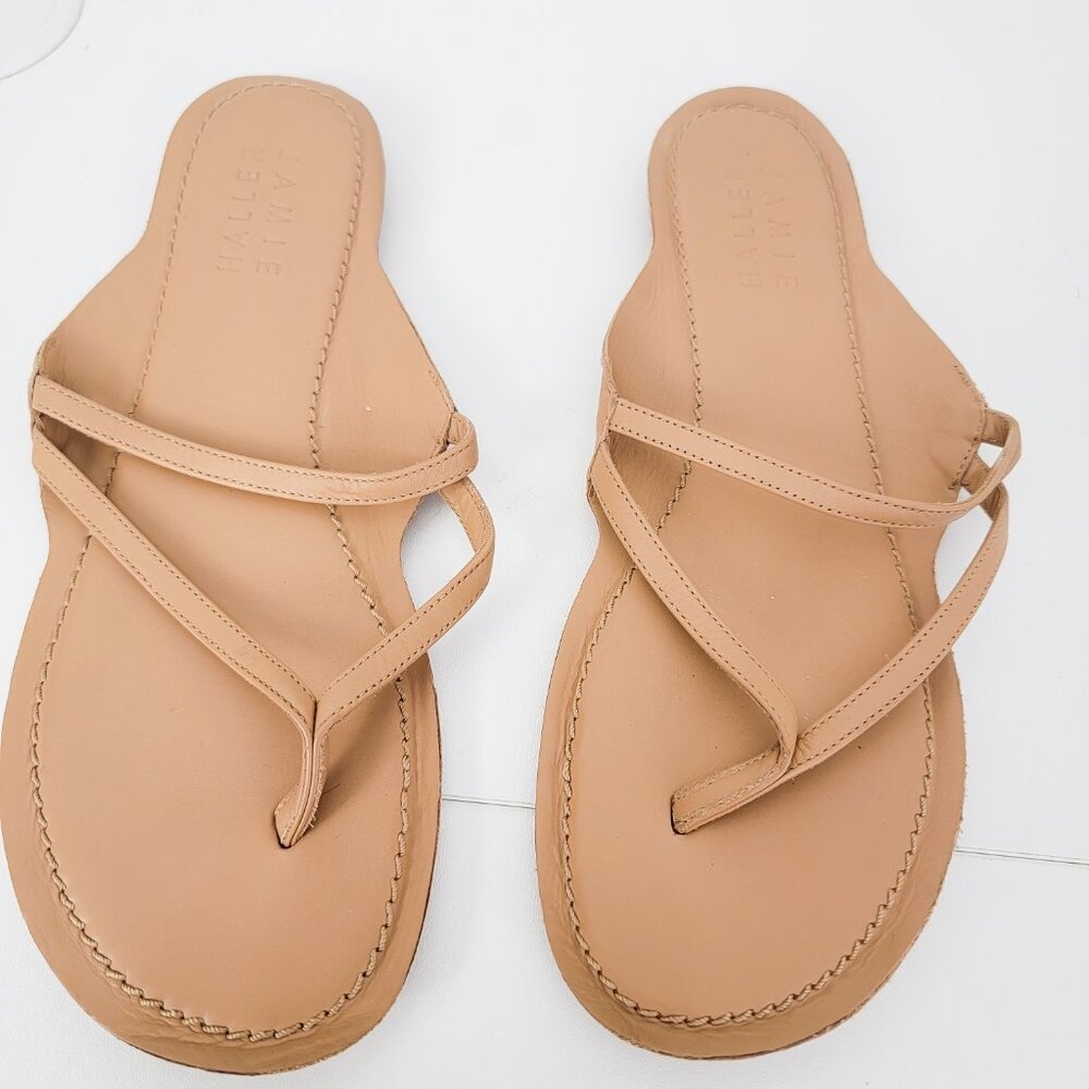 Jamie Haller The Thong Sandal in Bare 38 8 - Picture 4 of 8